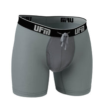Load image into Gallery viewer, 6 Inch Polyester-Spandex Medical Boxer Briefs REG Support Underwear for Men
