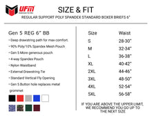 Load image into Gallery viewer, 6 Inch Polyester-Spandex Medical Boxer Briefs REG Support Underwear for Men