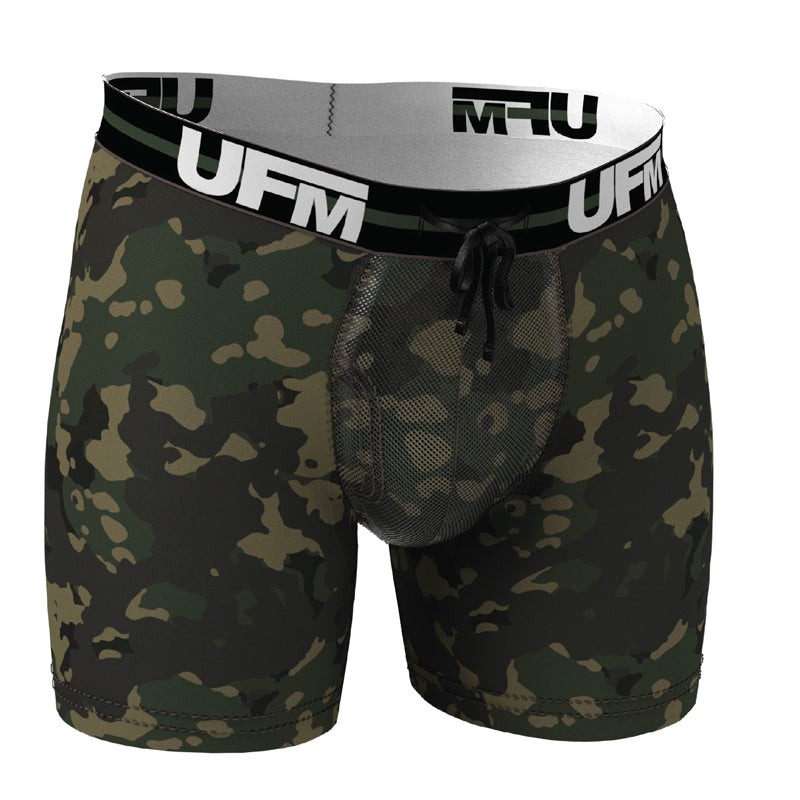 REG Support 6 Inch Boxer Briefs Polyester Black, Camo, Gray, Red, Royal Blue, White +NEW Wine & Pine